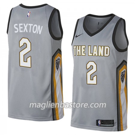 Maglia NBA Cleveland Cavaliers Collin Sexton 2 Nike City Edition Swingman - Uomo